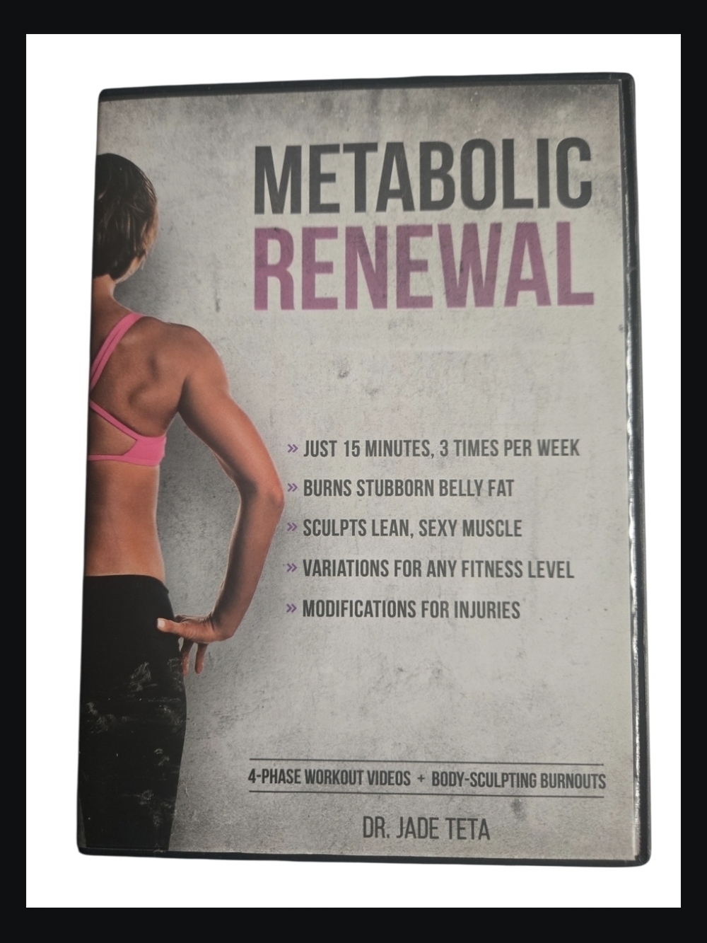 NWOT Metabolic Renewal Fitness DVD Set for Men & Women (4 discs) 12 wk program